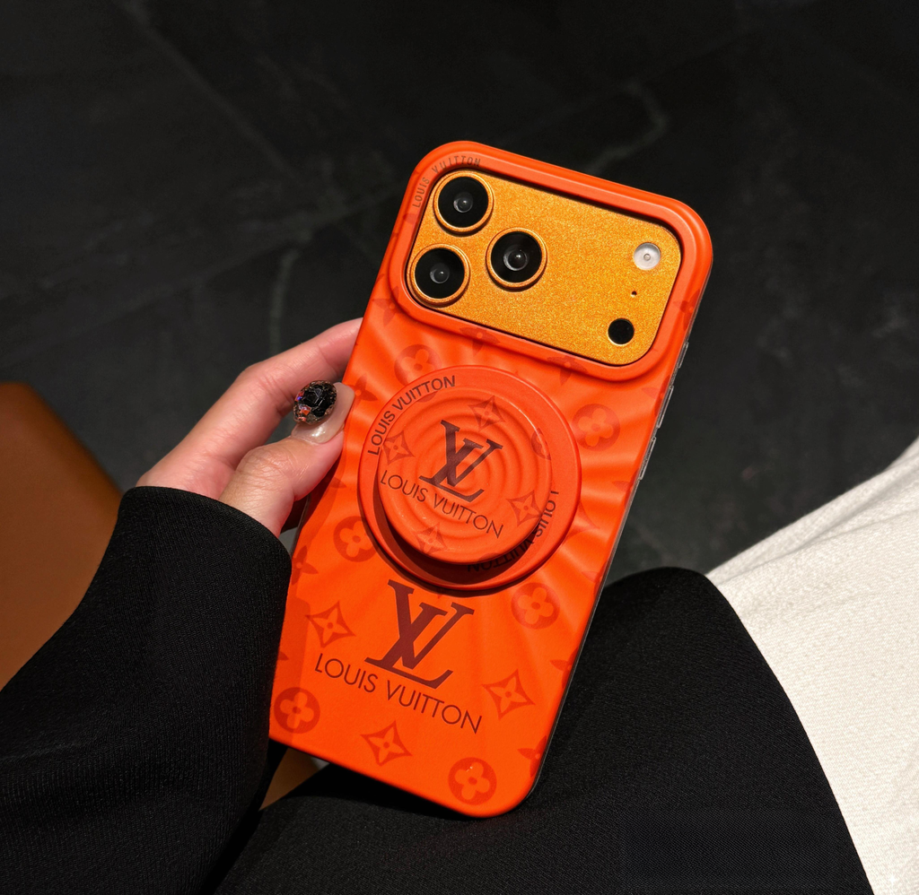 Luxury MagSafe-Compatible Magnetic Phone Case with Detachable Airbag Stand