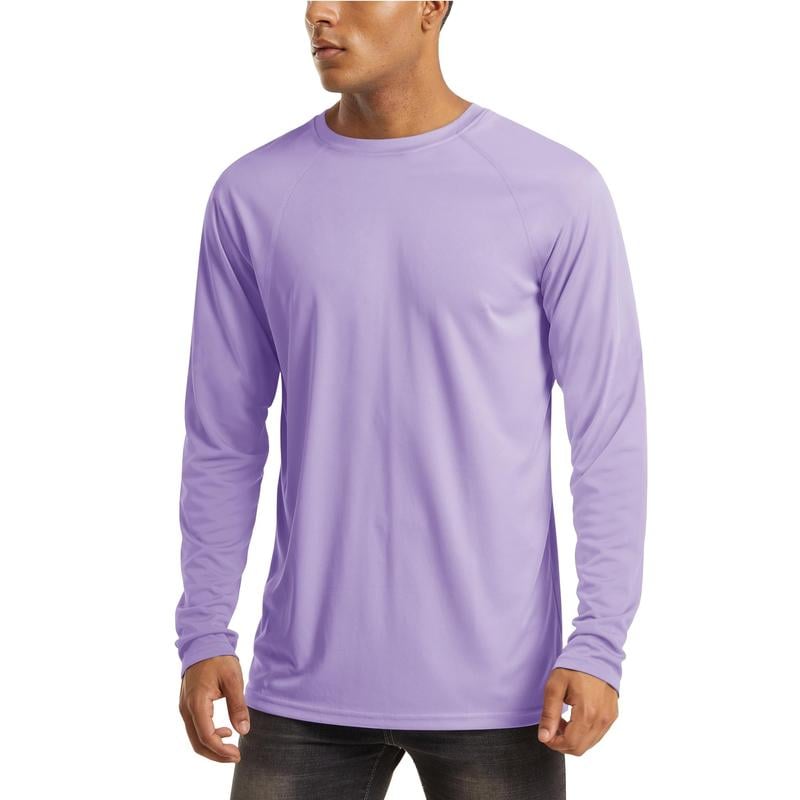 🏕️50K+ Sold⚡Men’s UPF 50+ Long Sleeve Performance Shirt – Quick Dry, Lightweight & Breathable