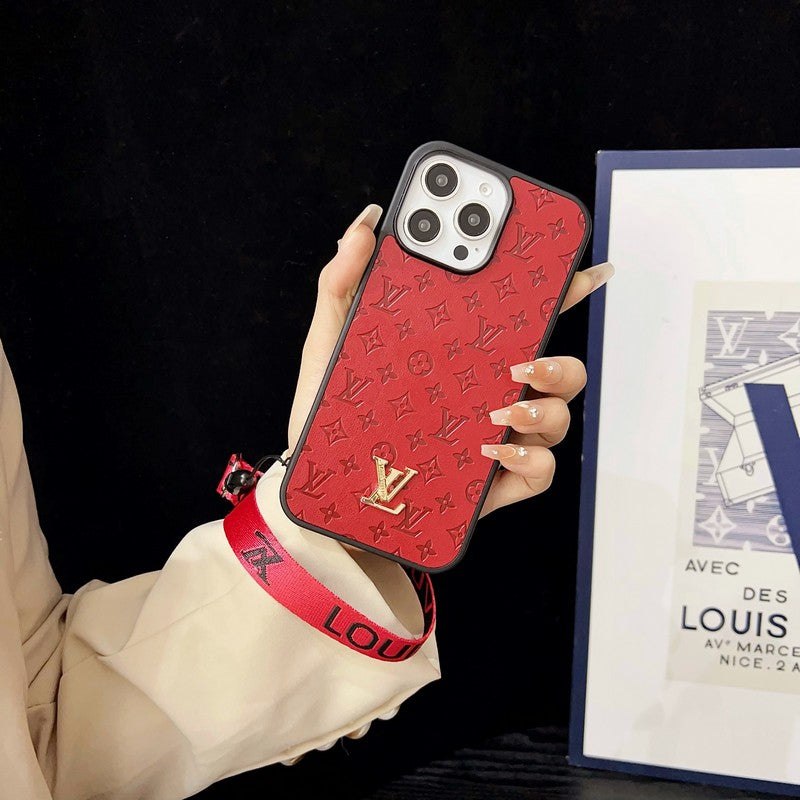 Luxury Brown Hand Chain iPhone Case