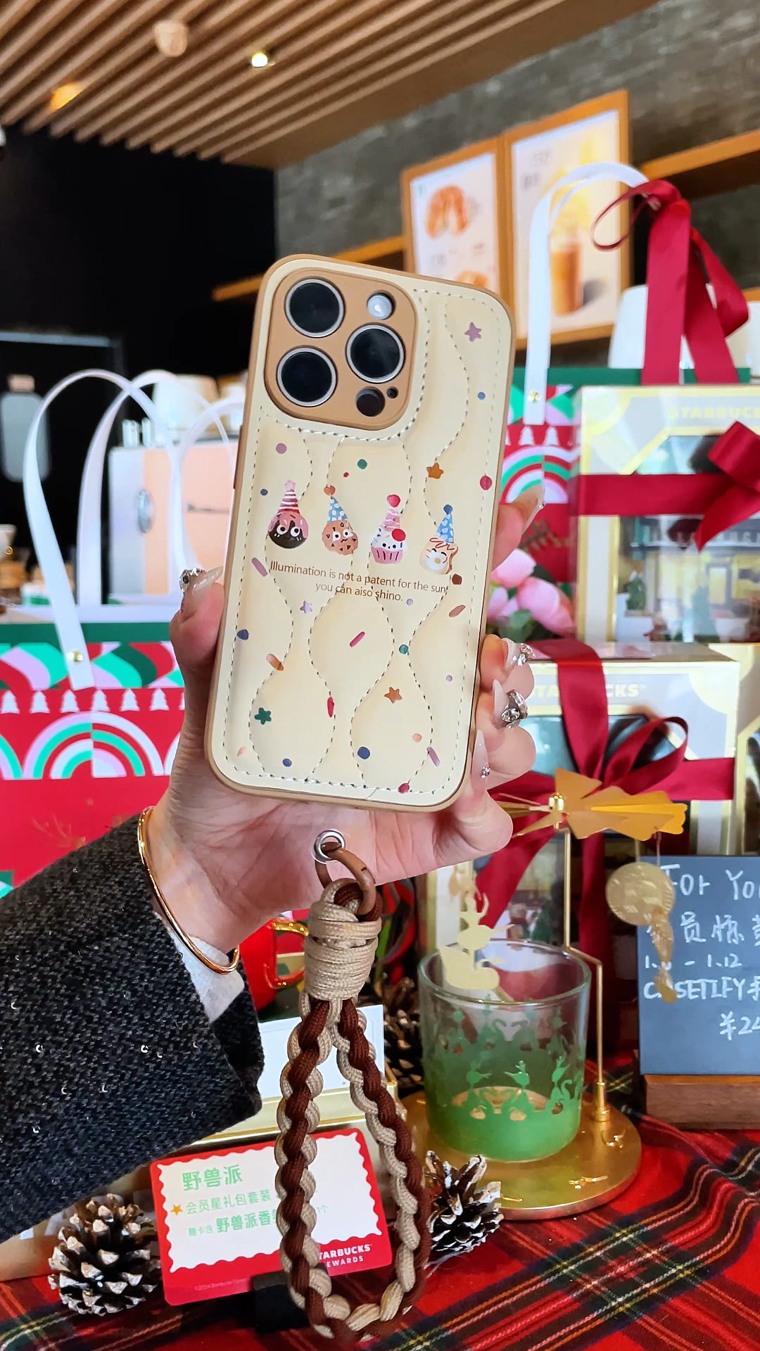 Feather-light Cozy: Chic Cookie-Inspired iPhone Case for Trendsetters