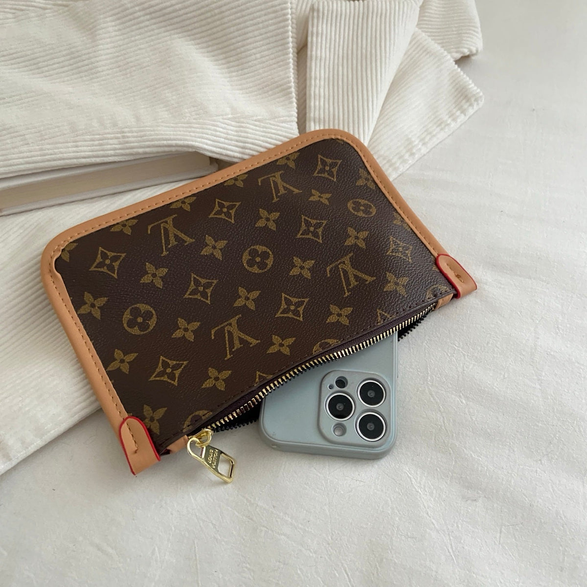Monogram Cross-Strap Shoulder Bag