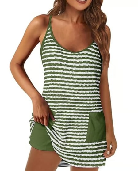 e??? 60K SOLD!a?? e??￥Women's Summer Sleeveless Mini Dress Set