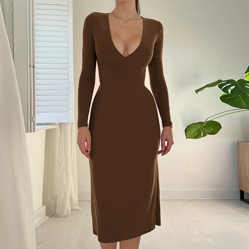 Drawstring Waist Taylor Bodycon Dress (Buy 2 Free Shipping)