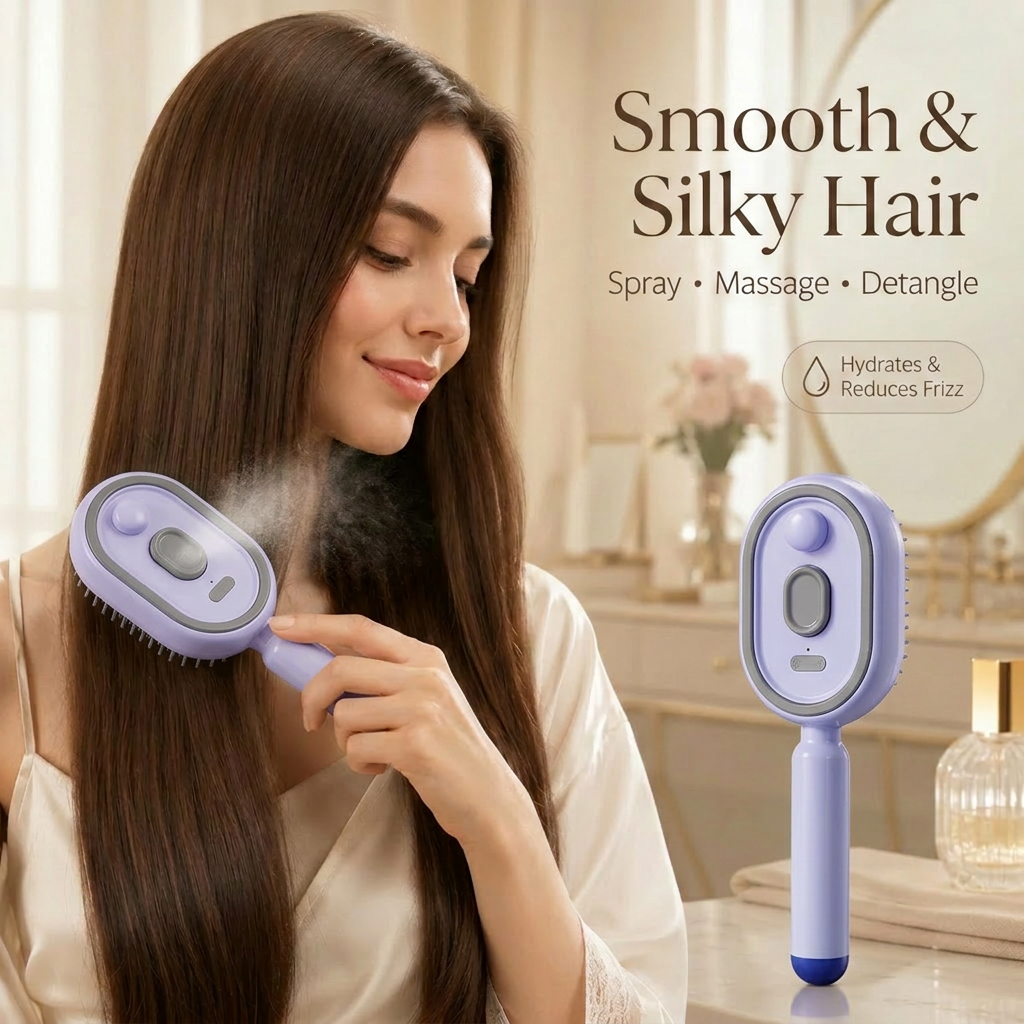 Electric Spray Air Cushion Massage Comb
