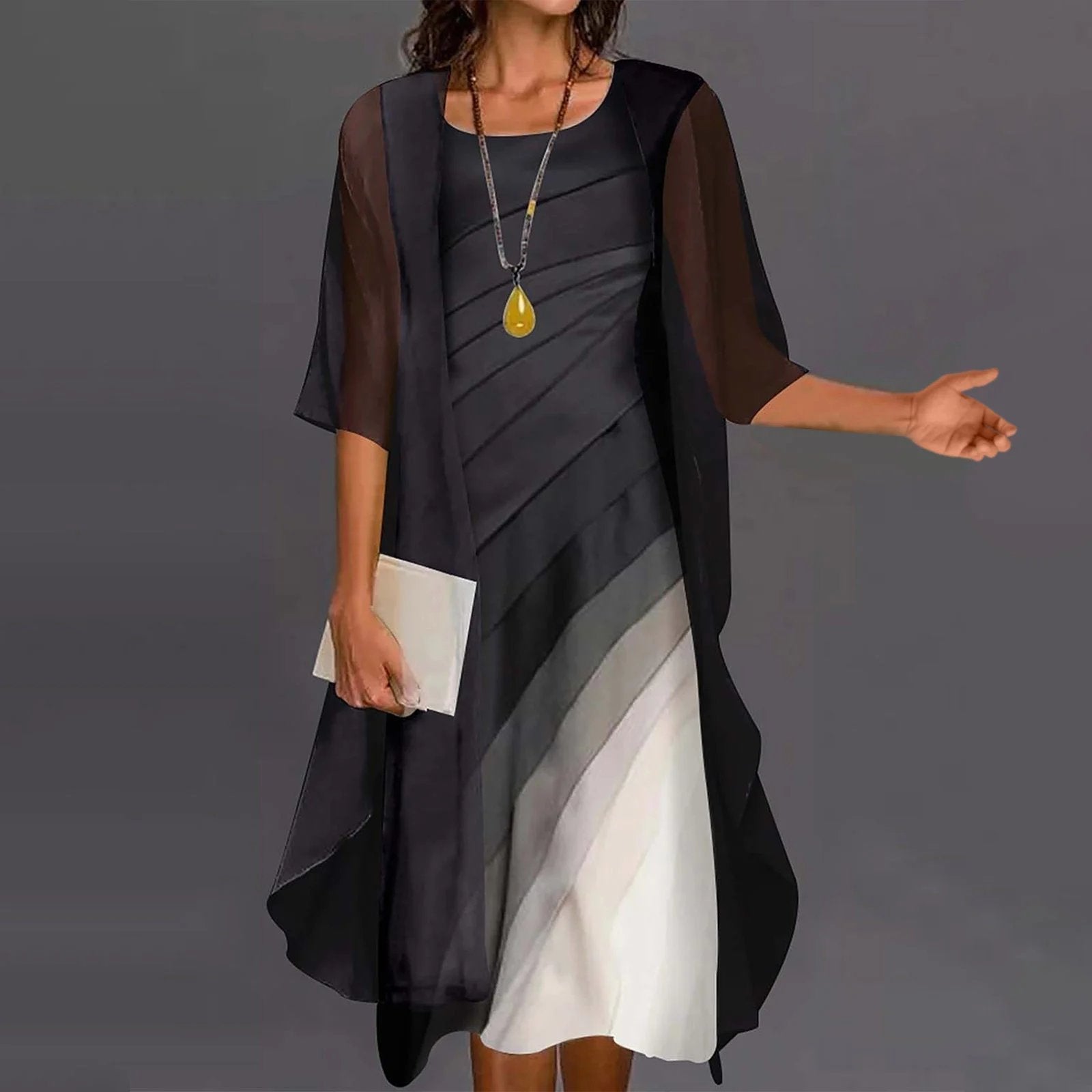 One-Shoulder Babydoll Cutout Dress