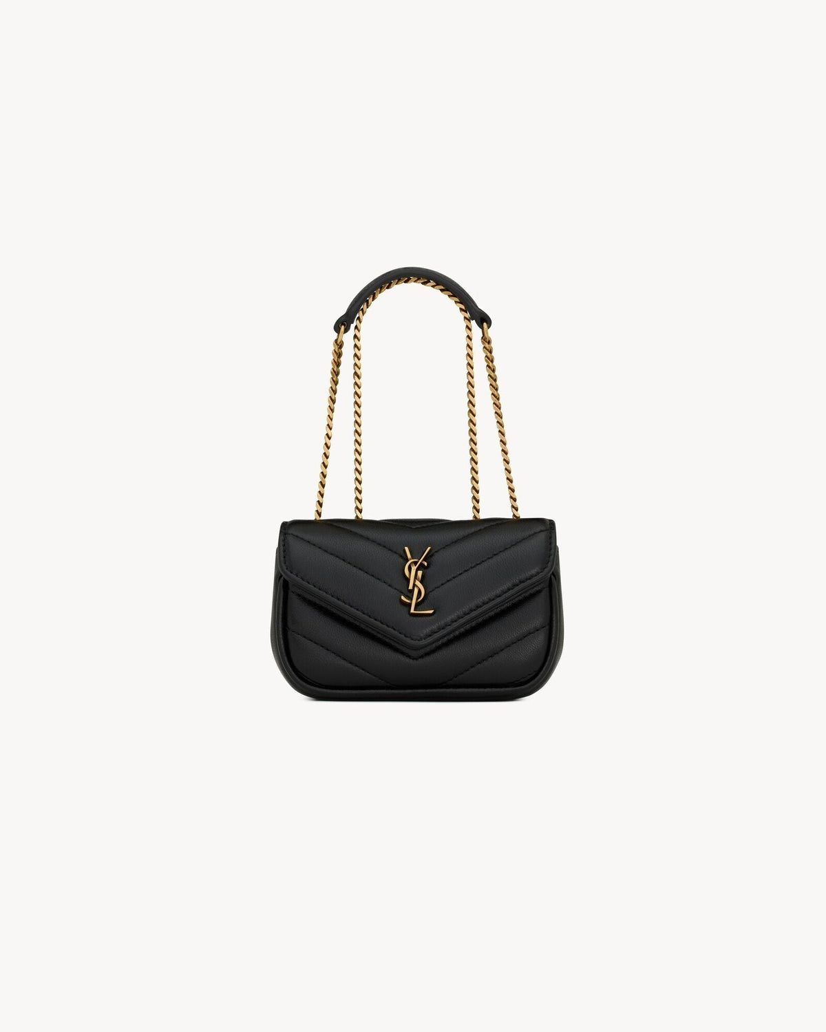 L-Y Leather Mini Chain Adjustable Handbag Wallet