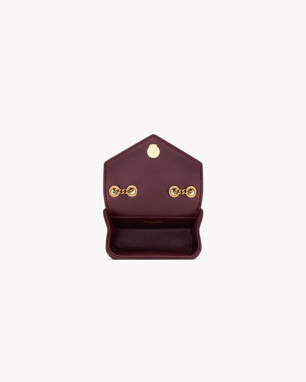 L-Y Leather Mini Chain Adjustable Handbag Wallet