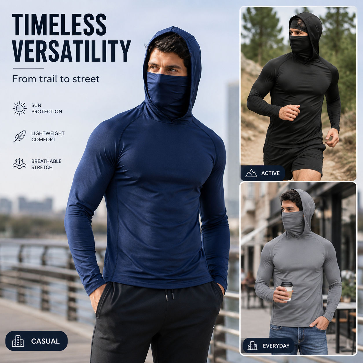 Men's Lightweight Sun Protection Hoodie ☀️🧥