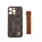 Luxury Advanced Leather iPhone Case with Card Holder & Strap