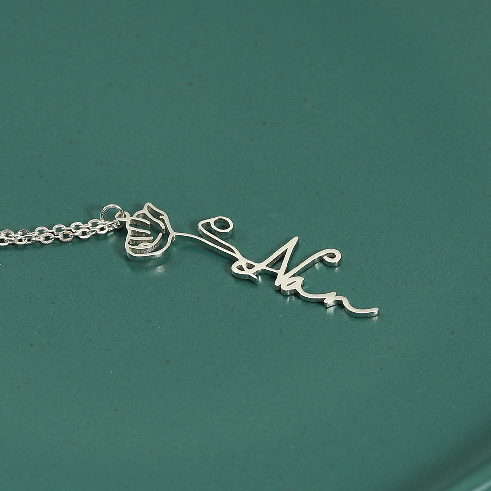 Floral Identity Necklace