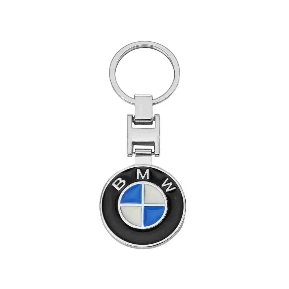 Car Keychain – Handwoven Leather & Zinc Alloy Key Ring