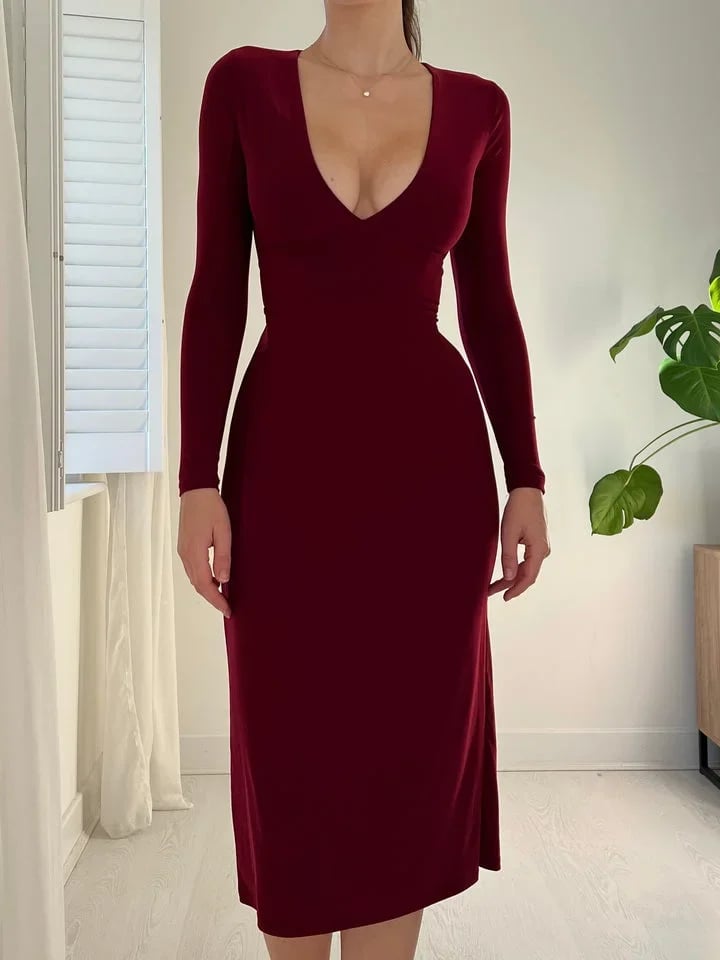 Drawstring Waist Taylor Bodycon Dress (Buy 2 Free Shipping)